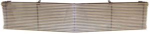 1971-72 Chevrolet Truck Billet Inner Grill Insert - Black w/ Polished Tips, 8MM Bars Photo Main