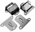 Small Block V8 Polyurethane Motor Mounts, Chrome Photo Main