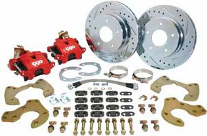 Rear Disc Brake Kit - Ford Truck 9" ( w/ 1/2" flange holes 5.5 or 5 on 5.00 bolt pattern) Photo Main