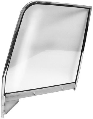 1955-59 Chevrolet / GMC Truck Door Window With Chrome Frame, R/H Clear Glass Photo Main