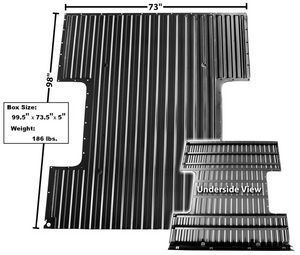 1967-72 Chevrolet Truck Bed Floor Pan, Complete  (8 ft. bed) Photo Main