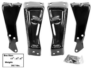 1973-80 C-10 Fleetside Rear Bumper Bracket 4pc Photo Main