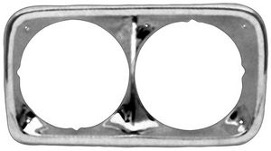 1969-72 GMC Truck Headlight Bezels, Chrome Photo Main