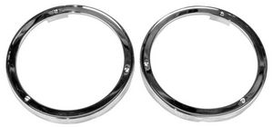 1963 Chevrolet Truck Headlamp Bezels, Chrome Photo Main