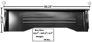 1955-59 Chevrolet Truck Bed Panel, Short Bed L/H Photo Main