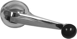 1947-66 Chevrolet Truck Interior Window Crank, Chrome with Black Knob (with set screw) Photo Main