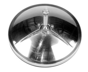 1947-72 Chevrolet Truck Mirror, Exterior, Round Head,  (5 5/8  inch Star) Smooth Polished Stainless Steel Photo Main