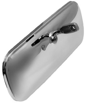 1960-71 Chevrolet Truck Rear View Mirror, Polished Stainless Photo Main