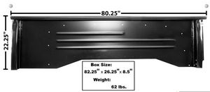 1960-66 Chevrolet Truck Bedside Panel L/H (Shortbed, Stepside) Photo Main