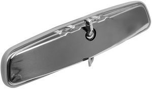 1965-71 Chevrolet Truck Mirror, Rear View, 10 inch, Stainless Steel Back Photo Main