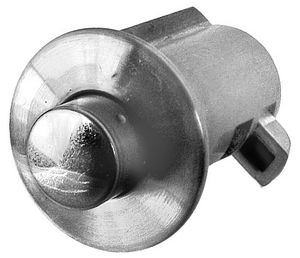 1954-72 Chevrolet Truck Lock, Glove Box (Keyless Pushbutton, Non-OEM) Brushed Stainless Photo Main