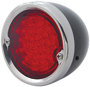 1954-59 Chevrolet Truck Red LED Tail Light Assembly w/ Black Housing - Stepside Photo Main