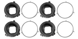 1967-72 Chevrolet Truck Headlamp Buckets & Rings, 8 pieces Photo Main