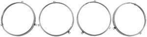 1958-61 Chevrolet Truck Headlamp Retainer Rings, 4 pieces Photo Main