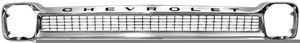 1964-66 Chevrolet Truck Grill, "Chevrolet" Chrome with Black Painted Details Photo Main