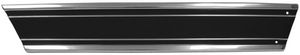 1969-72 Chevrolet Truck Lower Bed Molding, rear, (Shortbed and Blazer) LH, Black Photo Main