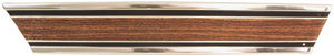 1969-72 Chevrolet Truck Lower Bed Molding, Rear, (Shortbed and Blazer)  LH, Woodgrain Photo Main