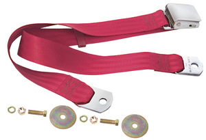 Seat Belt With Lift Latch, Dark Red, 60 inch Photo Main
