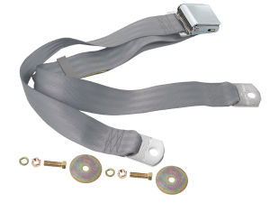 Seat Belt With Lift Latch, Light Grey, 60 inch Photo Main
