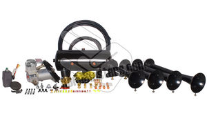 Hornblasters Conductor's Special 232 Train Horn Kit (2 Gallon, 150 PSI, 1.38 CFM) Photo Main