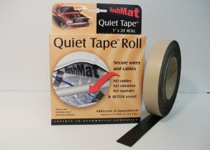 HushMat Quiet Tape Shop Roll - One 1" x 20' Roll, Soft, Pliable Foam Tape Photo Main