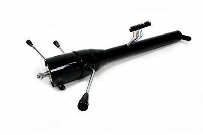 1947-54 Chevy Truck Retrofit Tilt Column Shift Steering Column - Black Powder Coated Photo Main