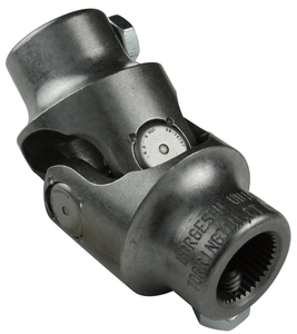 Steel single steering universal joint. Fits 3/4"-36 Spline X 3/4" Double-D Photo Main