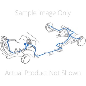 1971 Chevrolet Truck Power Disc Brake Line Set w/ Leaf Rear, LWB 1/2T (10pcs) - Stainless Photo Main