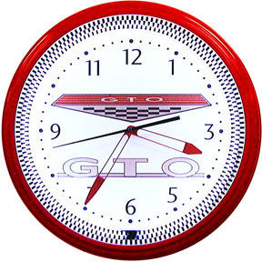 GTO Neon Clock with White Neon Photo Main