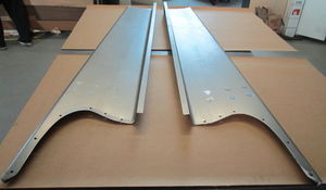 1937-38 Chevrolet Truck Smooth Running Boards Photo Main