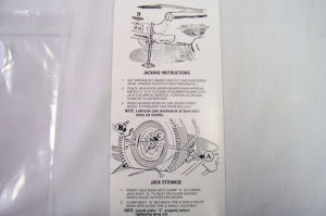 1954-56 Ford Jack instruction  Photo Main