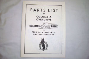 1941-48/1941-48T Ford Columbia axle parts list Photo Main