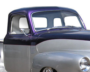 1947-50 Chevrolet Truck Complete Glass Kit - V-Bend Windshield Photo Main