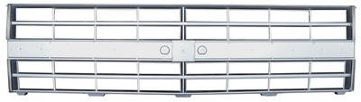 1985-88 C10 Chevy Grille Light Argent Dual H/L w/Mldg Holes Photo Main