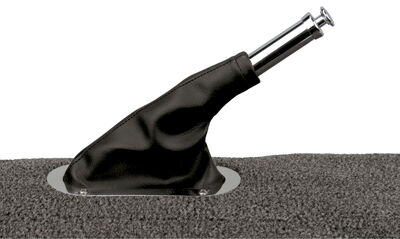 Polished Stainless Floor Mount Handbrake Boot & Ring Photo Main