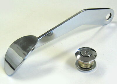Chrome Steel Spoon Throttle Pedal for Lokar Drive-By-Wire Photo Main