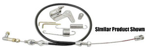 48IN. DUO-PAK UNIVERSAL BLACK THROTTLE CABLE W/ SS THROTTLE CABLE BRACKET & SPRINGS Photo Main