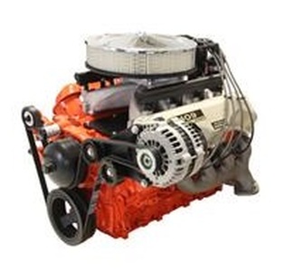 14" Classic Crate Engine, LS3 495 HP, Unpainted w Cast Finish BB Chevy Valve Covers Photo Main