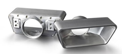 Goolsby Edition Polished Billet Aluminum Exhaust Tips w V-Band Clamps Photo Main