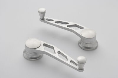 Brushed Window Cranks for GM Pre-49 Photo Main