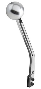 Goolsby Edition 10" Single Bend Polished Billet Aluminum Manual Shift Lever for Tremec/Borg Warner T5/T45/T56 Photo Main