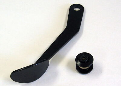 Black Steel Spoon Throttle Pedal for Lokar Drive-By-Wire Photo Main