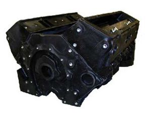 Small Block Chevrolet Short Block w/ Conventional Removable Heads Photo Main