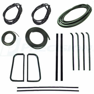 1955-59 Chevy/GMC Truck Complete Weatherstrip Kit w/o Chrome Trim Photo Main