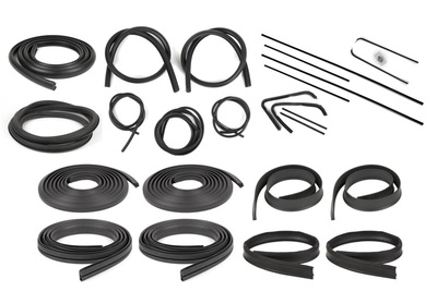 1954-55 Chevy/GMC Truck Complete Weatherstrip Kit w/o Chrome Trim Photo Main