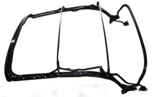 1955-57 Chevrolet Car - New Complete Convertible Top Frame/Bow Assembly Photo Main