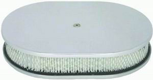 Chrome Aluminum 12X2 Paper Air Cleaner - Plain  Photo Main