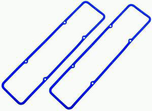 Blue Rubber SBC Valve Cover Gasket With Steel Core      Photo Main