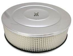  Performance Style Air Cleaner W/ Hi-Lip Base 14" X 4" - Paper Element Photo Main