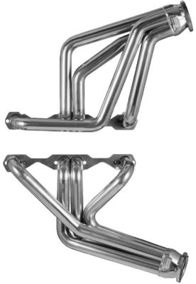 Sanderson Small Block Chevrolet Headers for 55-57 Cars - Ceramic Coated Photo Main